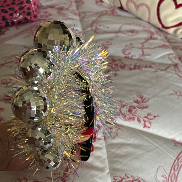 Silver Disco Ball Headband - Picture 4 of 4